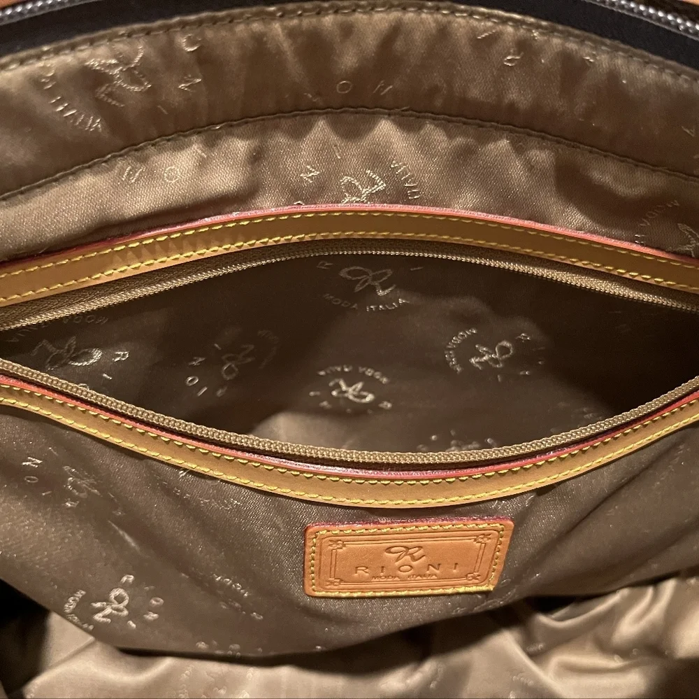 Beautiful Rioni‎ Moda Italia Satchel Signature Teacher's Bag  Like New Co…